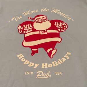 Old Navy Festive Santa Holiday T-Shirt large